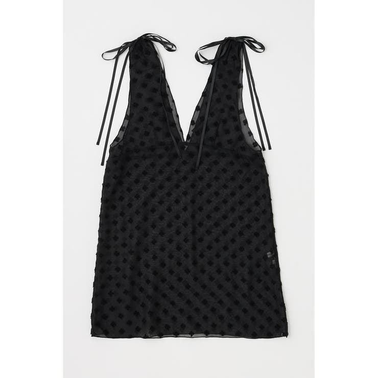 BLK | FLOWER MOTIF シアーミニドレス | MOUSSY OUTLET