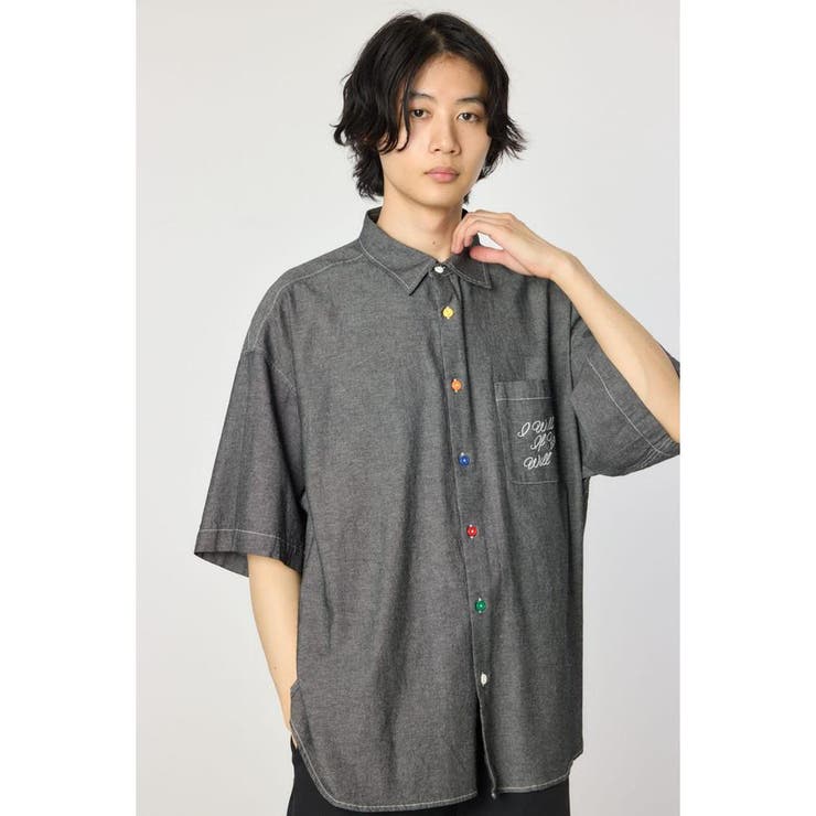 バックフラワーシャンブレーシャツ | RODEO CROWNS WIDE BOWL | 詳細画像2 