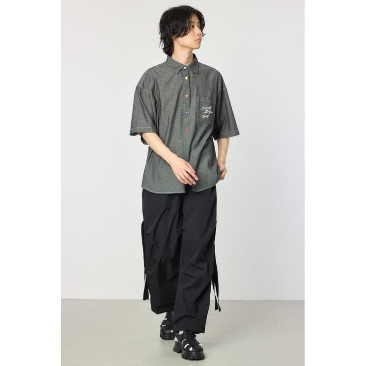 バックフラワーシャンブレーシャツ | RODEO CROWNS WIDE BOWL | 詳細画像6 