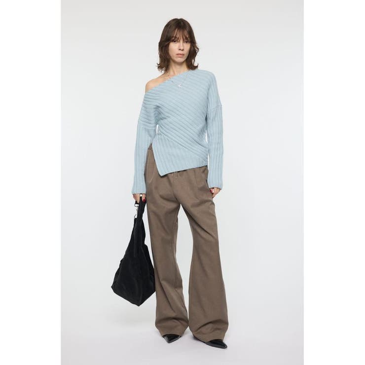 ASYMMETRY RIB ニット | MOUSSY OUTLET | 詳細画像10 