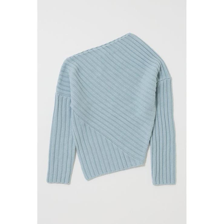 ASYMMETRY RIB ニット | MOUSSY OUTLET | 詳細画像13 
