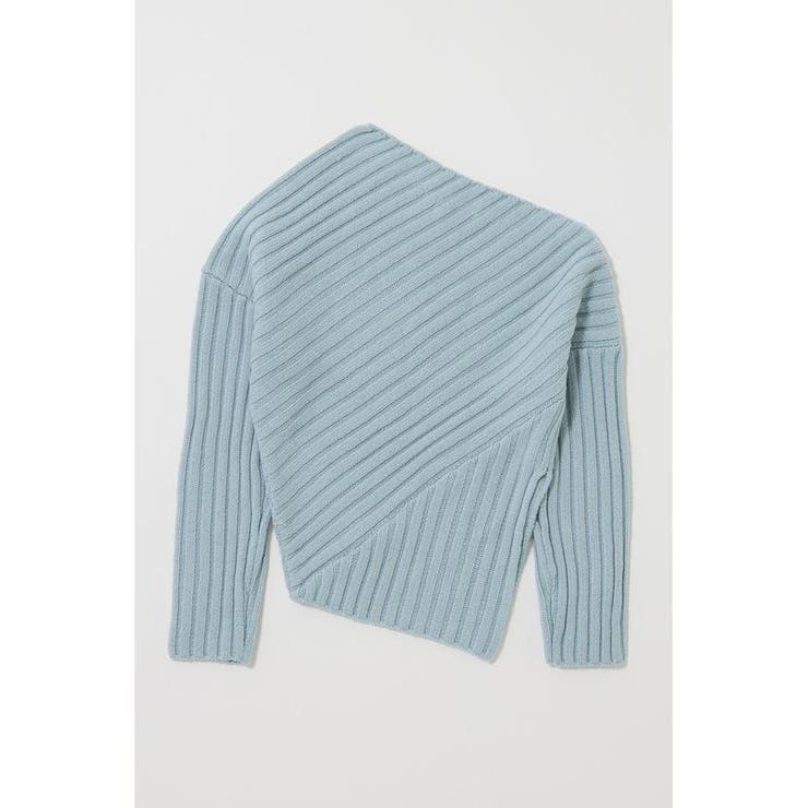 ASYMMETRY RIB ニット | MOUSSY OUTLET | 詳細画像14 