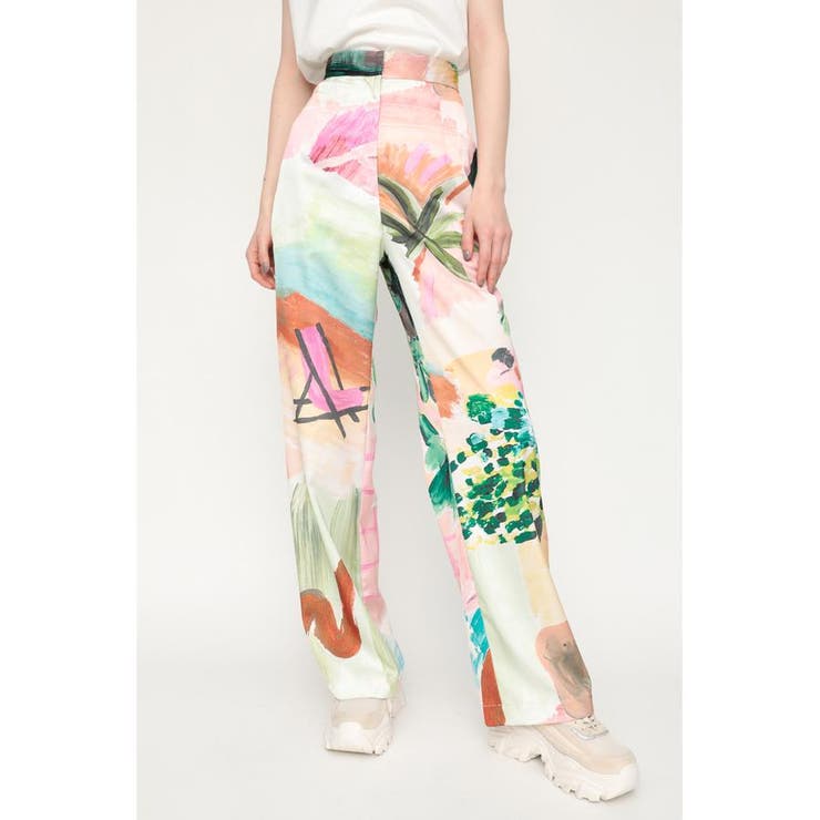 SOUTH GARDEN SATIN パンツ | SLY OUTLET | 詳細画像12 