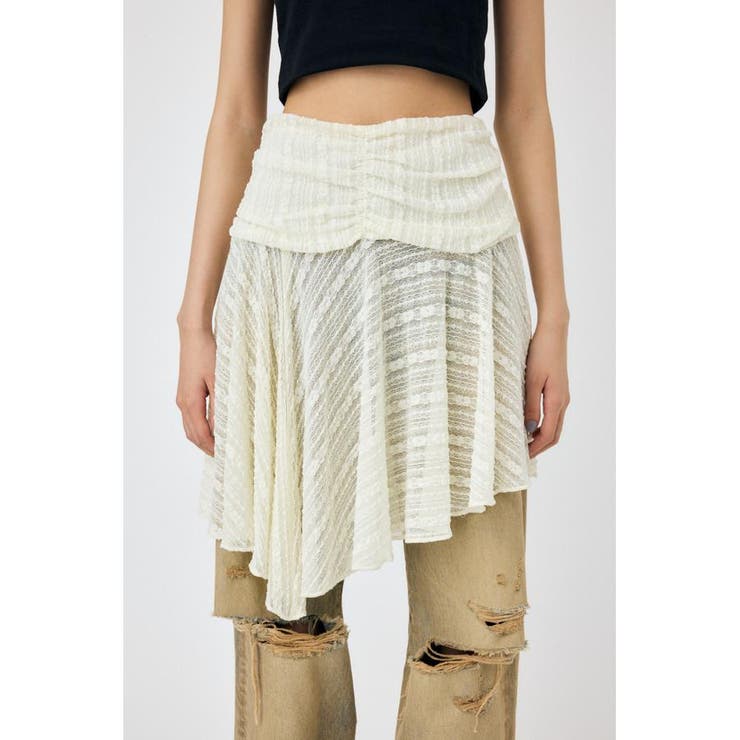 ASYMMETRIC HEM LACY スカート | MOUSSY OUTLET | 詳細画像5 
