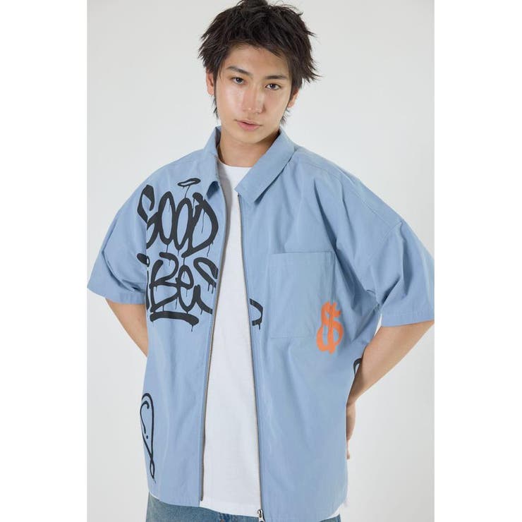 グラフィティーZIPシャツ | RODEO CROWNS WIDE BOWL | 詳細画像26 