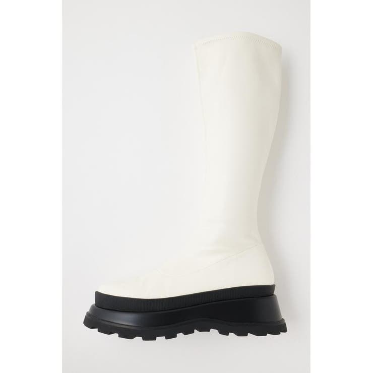 IVOY3 | STRETCH CHUNKY ロングブーツ | MOUSSY OUTLET