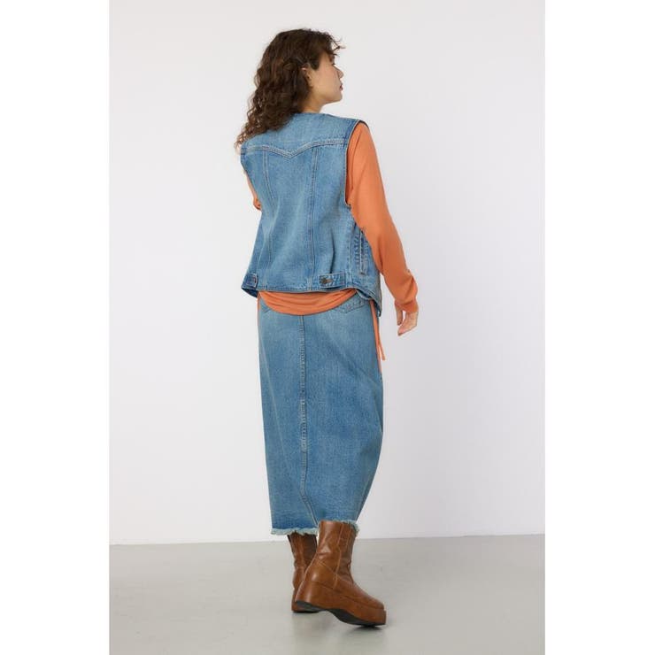 V CUT デニムベスト | RODEO CROWNS WIDE BOWL | 詳細画像19 