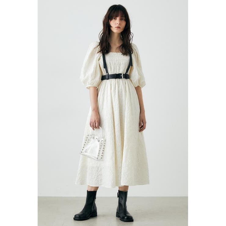 EYELET FLARE ドレス[品番：BJLW0022541]｜MOUSSY  OUTLET（マウジーアウトレット）のレディースファッション通販｜SHOPLIST（ショップリスト）