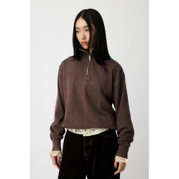 BRN | FADE HALF ZIP トップス | MOUSSY OUTLET