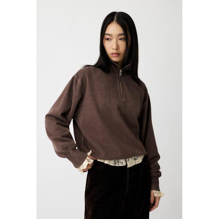 FADE HALF ZIP トップス | MOUSSY OUTLET | 詳細画像5 
