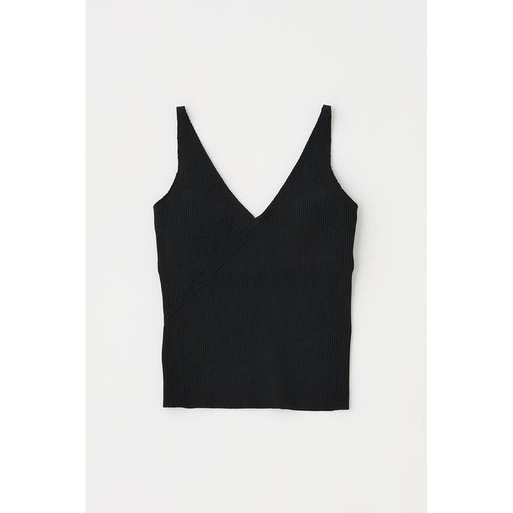 BLK | カップ付きニットキャミソール リサイクルポリエステル使用 | MOUSSY OUTLET