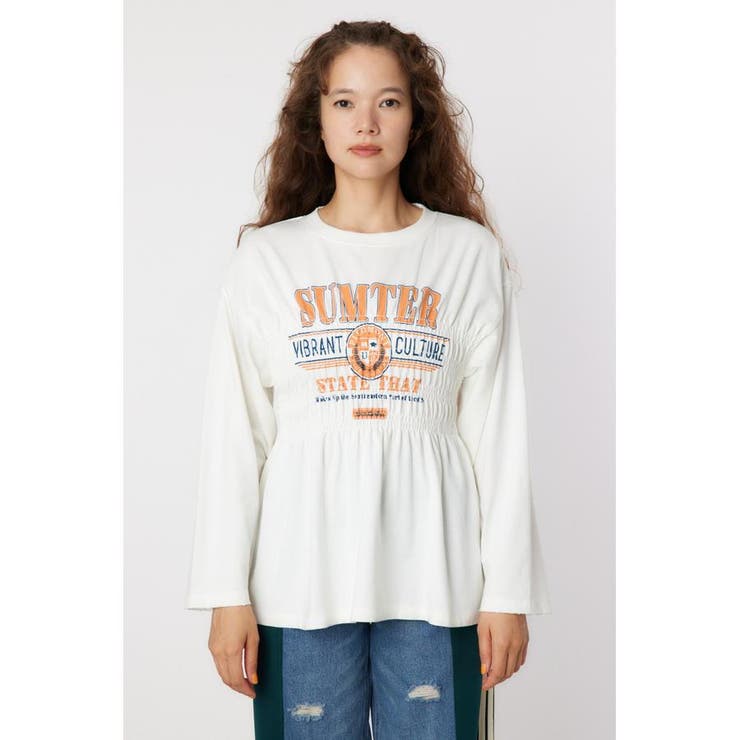 シャーリングプリントロングTシャツ | RODEO CROWNS WIDE BOWL | 詳細画像6 