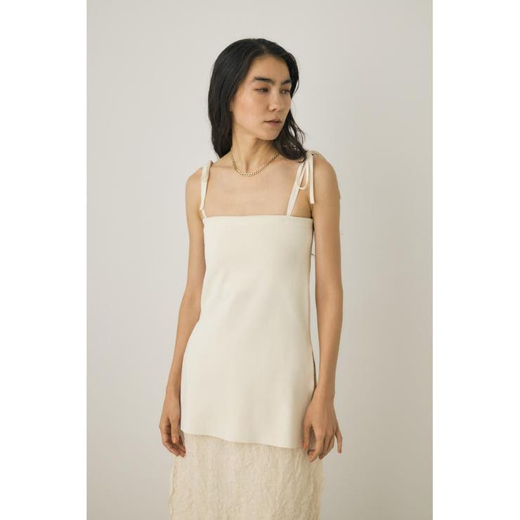 IVOY3 | ニットキャミチュニック リサイクルポリエステル使用 | MOUSSY OUTLET