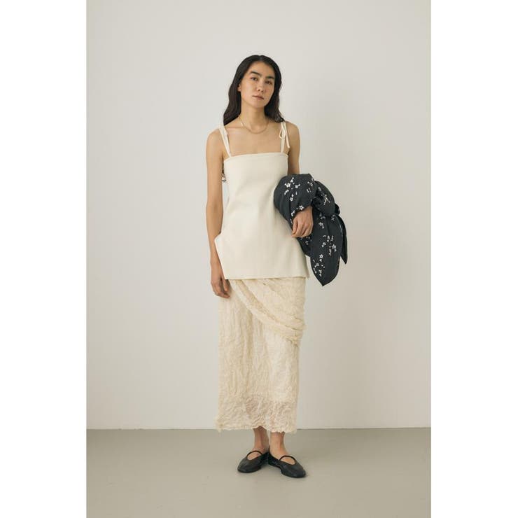 ニットキャミチュニック リサイクルポリエステル使用 | MOUSSY OUTLET | 詳細画像1 