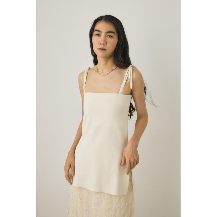 ニットキャミチュニック リサイクルポリエステル使用 | MOUSSY OUTLET | 詳細画像4 