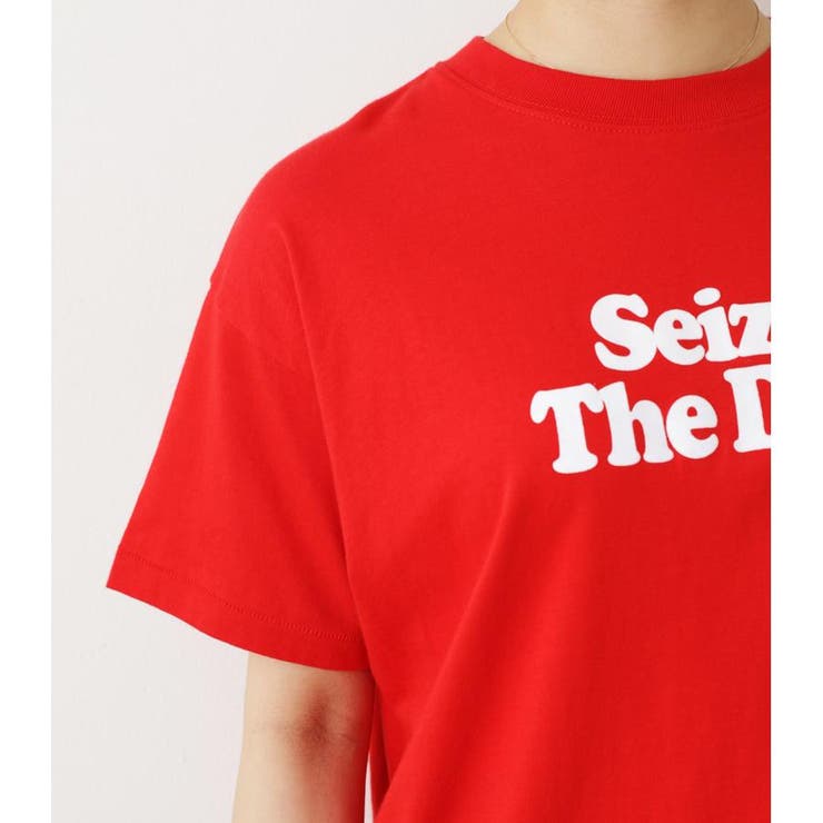DIVEDIVINE 売れ筋商品|||ディヴァディヴァイン Tシャツ トップス レディース Tops Red ズンバ ZUMBA Victory メッシュ クロップ丈 ボクシー Tシャツ