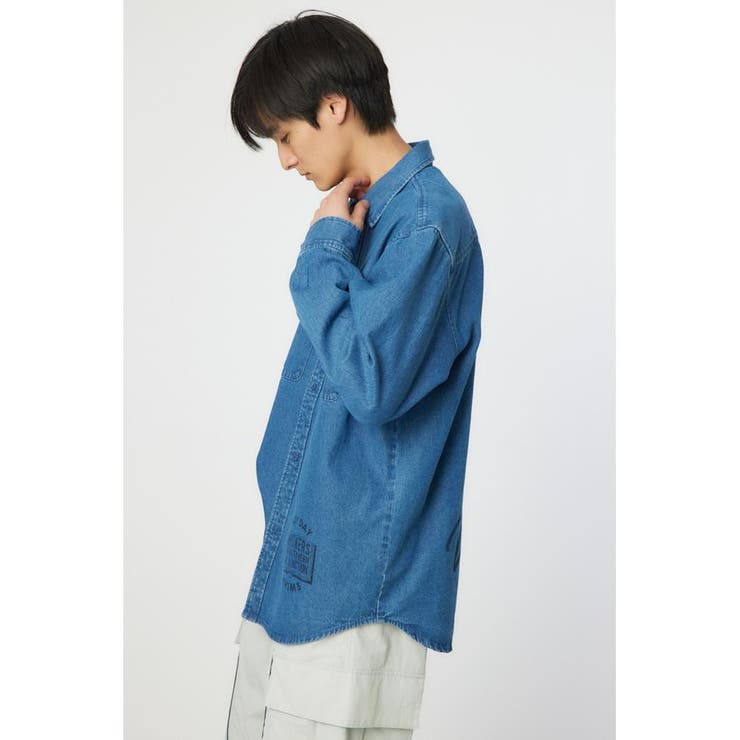 LAZYデニムシャツ[品番：BJLW0029752]｜RODEO CROWNS WIDE BOWL