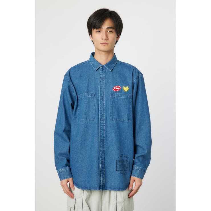 い出のひと時に、とびきりのおしゃれを！ LAZYデニムシャツ[品番：BJLW0029752]｜RODEO CROWNS BOWL WIDE トップス
