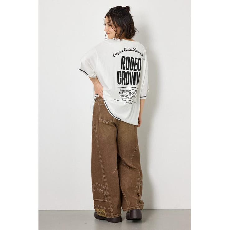 ヴィンテージライクステッチ5分袖Tシャツ | RODEO CROWNS WIDE BOWL | 詳細画像5 