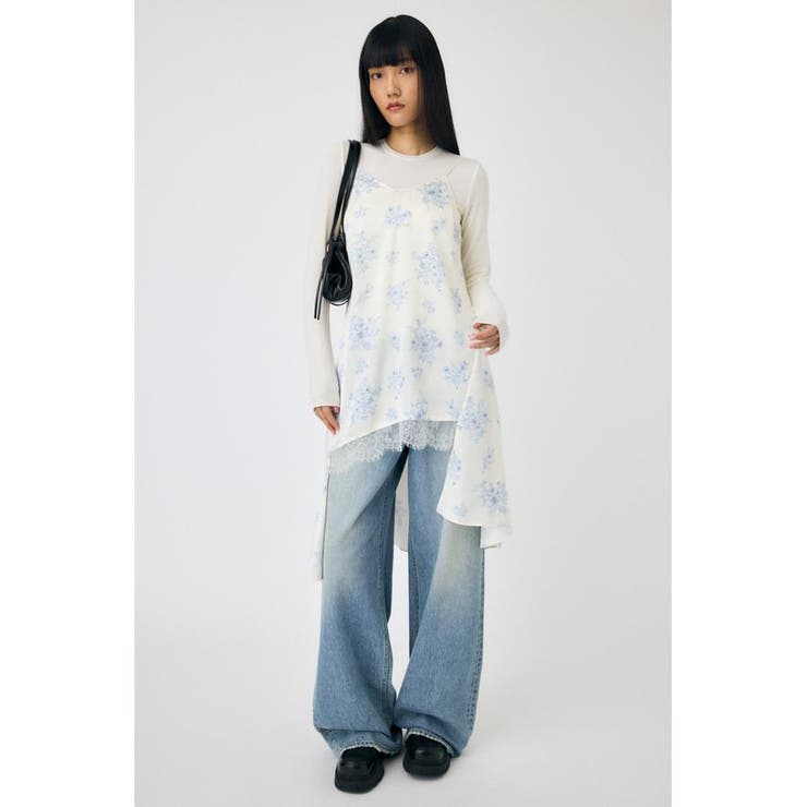 柄WHT5 | WASHER スリップドレス | MOUSSY OUTLET