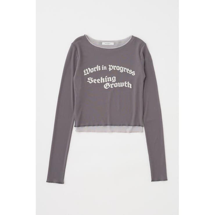 SHEER LAYERED ロングスリーブTシャツ | MOUSSY OUTLET | 詳細画像6 
