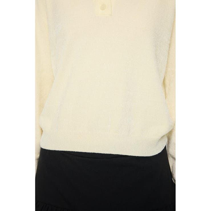 VELOUR TOUCH KNIT ポロ | MOUSSY OUTLET | 詳細画像10 