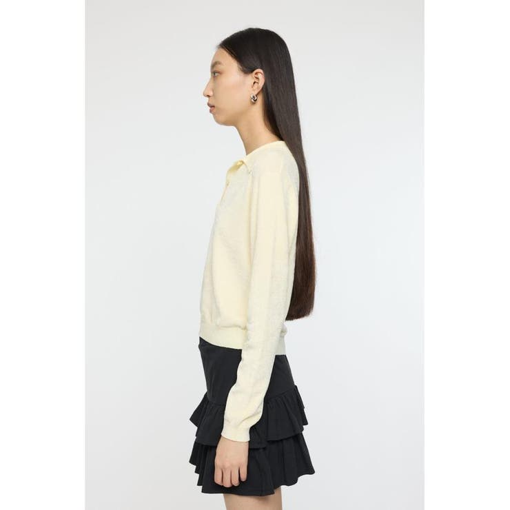 VELOUR TOUCH KNIT ポロ | MOUSSY OUTLET | 詳細画像6 