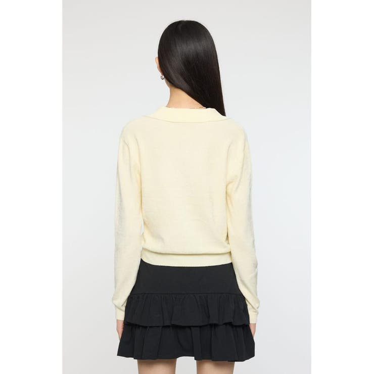 VELOUR TOUCH KNIT ポロ | MOUSSY OUTLET | 詳細画像7 