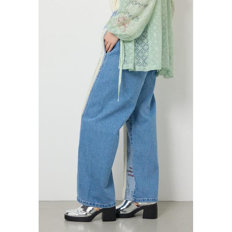 アソートパターン切り替えラインデニム | RODEO CROWNS WIDE BOWL | 詳細画像17 