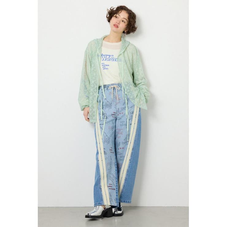 アソートパターン切り替えラインデニム | RODEO CROWNS WIDE BOWL | 詳細画像19 