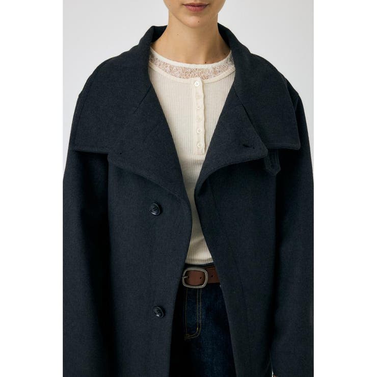 STANDCOLLAR コクーンコート | MOUSSY OUTLET | 詳細画像17 