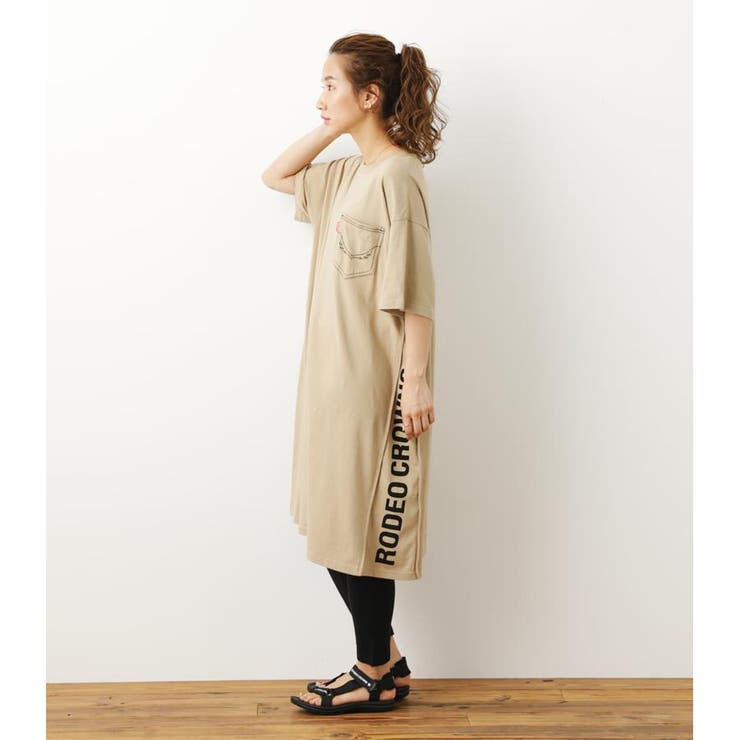 レギンス付キTシャツワンピース2[品番：BJLW0018813]｜RODEO
