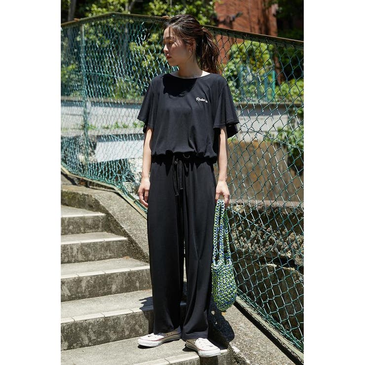 BLK | TRI-FUNCTION リラックスオールインワン | RODEO CROWNS WIDE BOWL