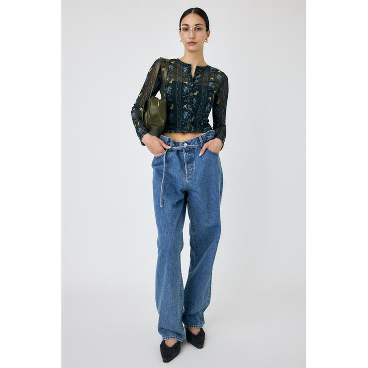 OVER WAIST ルーズストレートデニム | MOUSSY OUTLET | 詳細画像2 