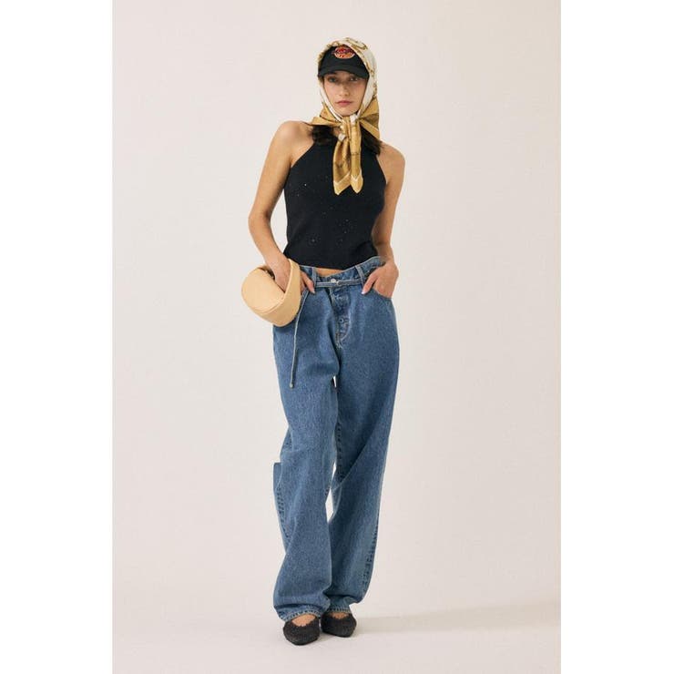 OVER WAIST ルーズストレートデニム | MOUSSY OUTLET | 詳細画像14 