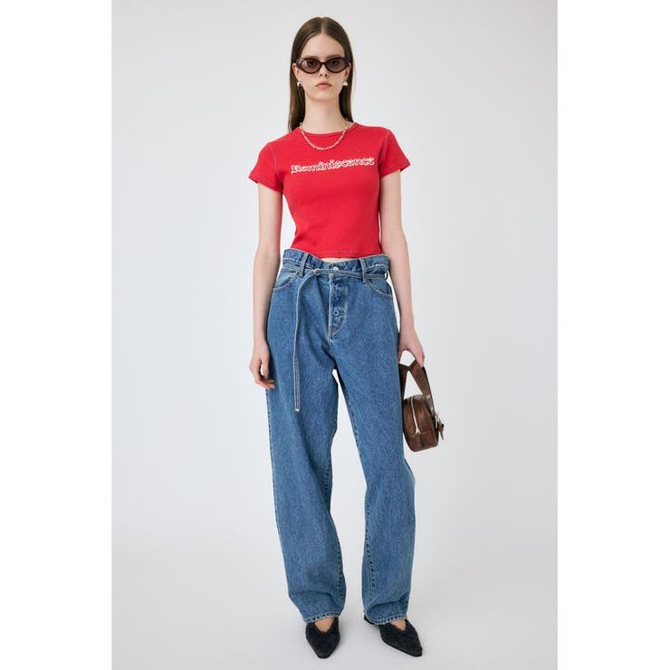 OVER WAIST ルーズストレートデニム | MOUSSY OUTLET | 詳細画像16 