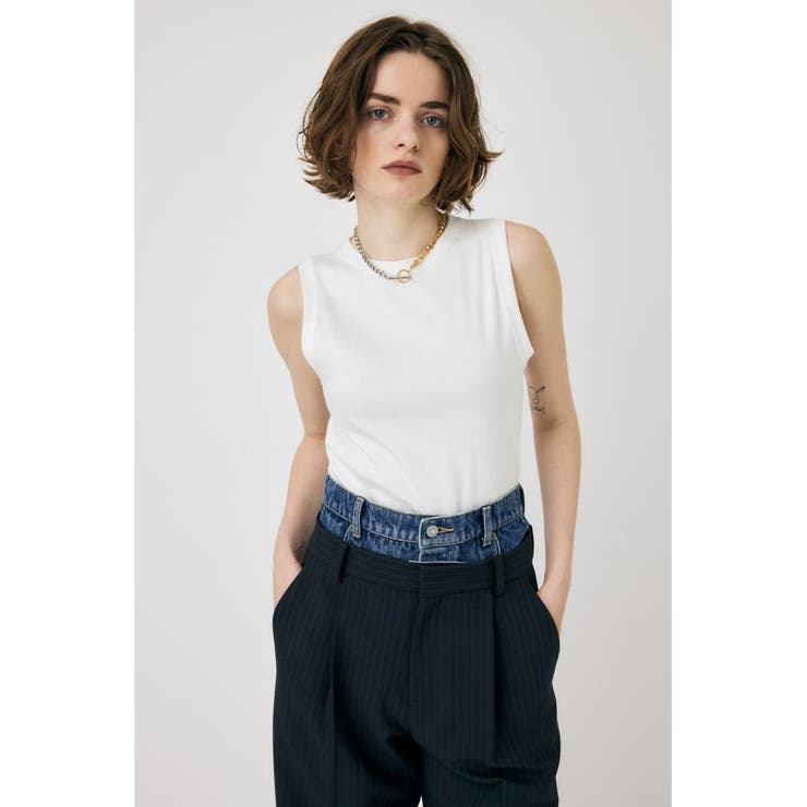 WHT | SUVIN GIZA BASIC タンク | MOUSSY OUTLET