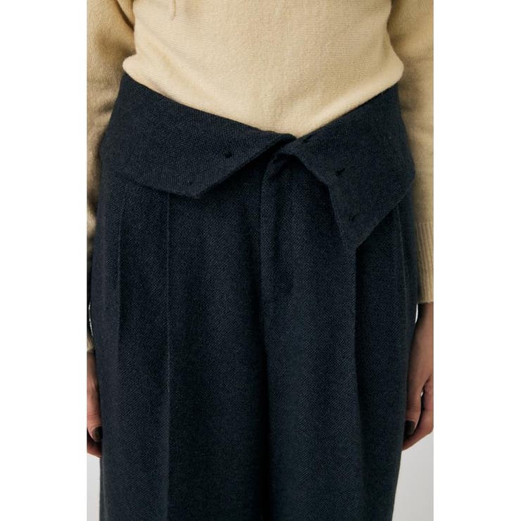FOLD WAIST ワイドスラックス | MOUSSY OUTLET | 詳細画像18 