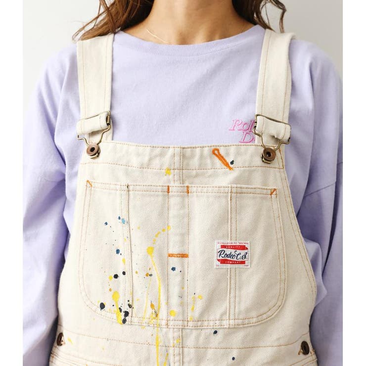 WEB限定)リペア ペイントオーバーオール[品番：BJLW0018427]｜RODEO