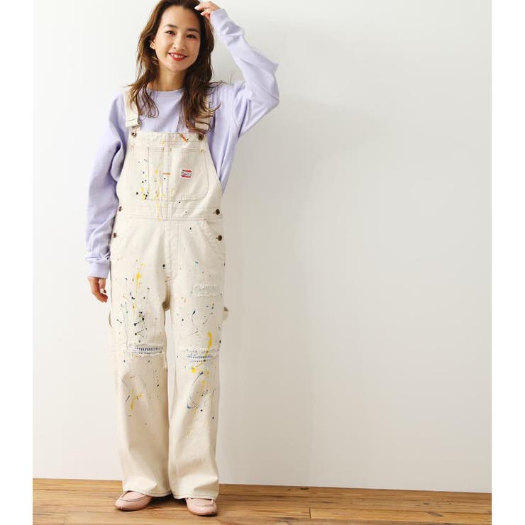 未使用保管品 XL ウィアード WTCC ロゴ刺繍 アイボリー オーバーオール 未使用保管品 XL ウィアード WTCC ロゴ刺繍 アイボリー オーバーオール