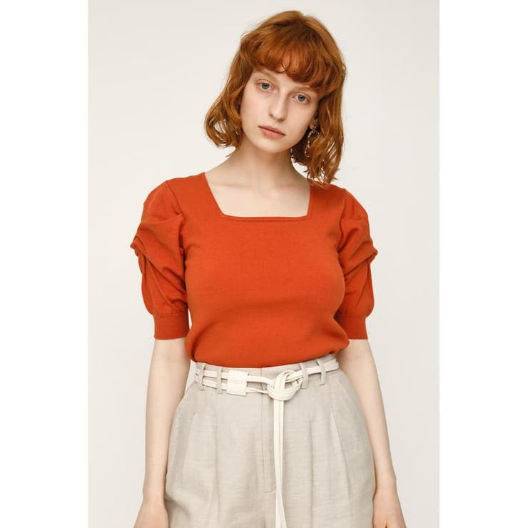 TWIST SHOULDER SQUARE N／C トップス[品番：BJLW0020847]｜SLY