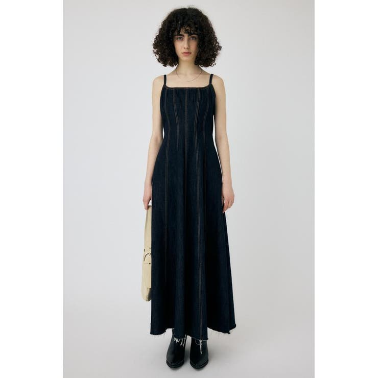 DENIM A LINE キャミドレス | MOUSSY OUTLET | 詳細画像15 