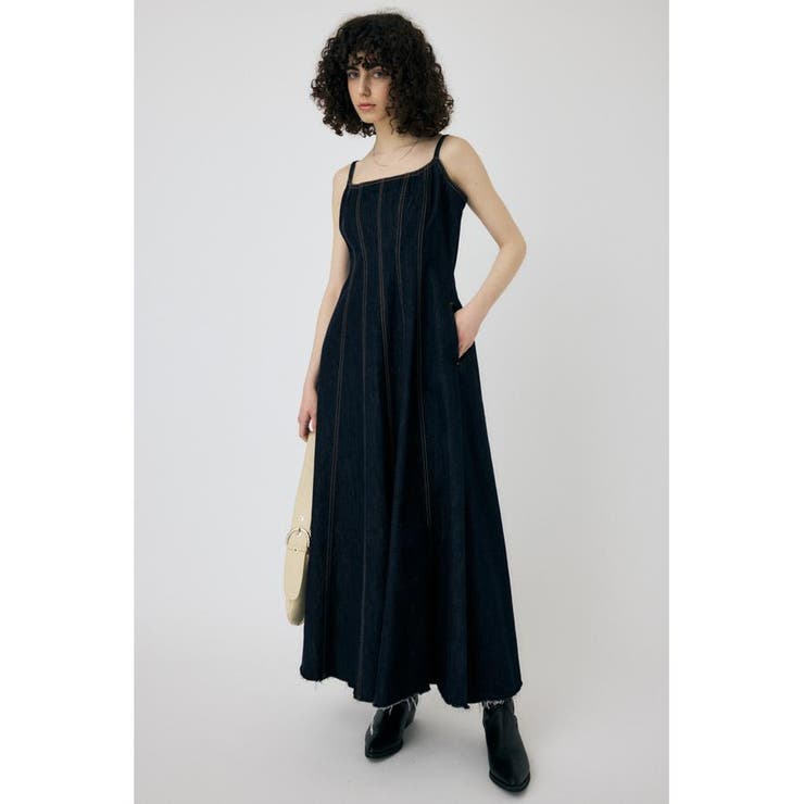DENIM A LINE キャミドレス | MOUSSY OUTLET | 詳細画像14 