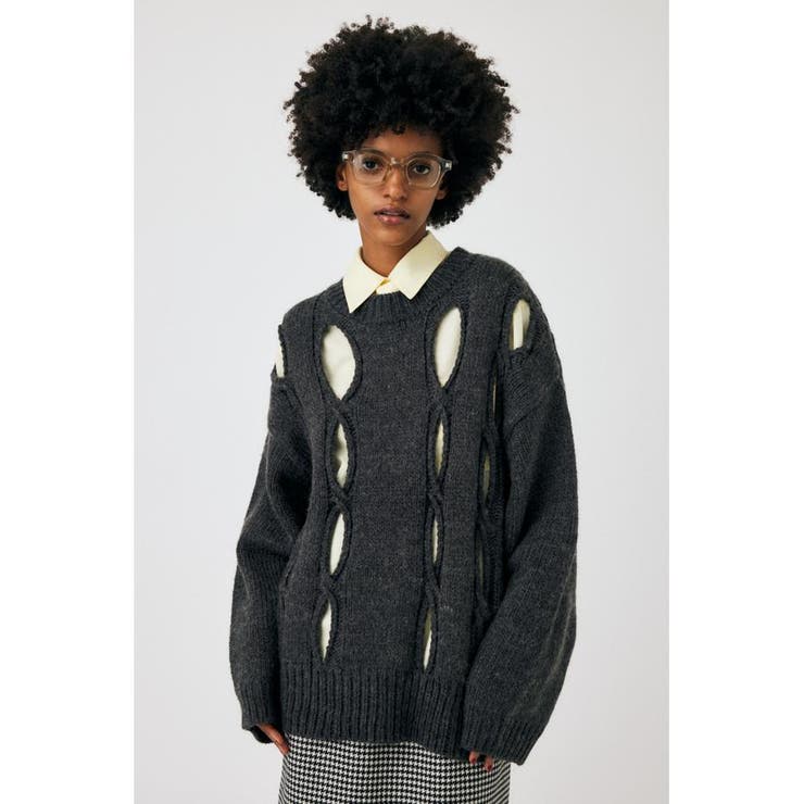 CUT OUT DESIGN ニット | MOUSSY OUTLET | 詳細画像22 
