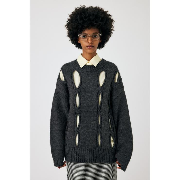 CUT OUT DESIGN ニット | MOUSSY OUTLET | 詳細画像23 