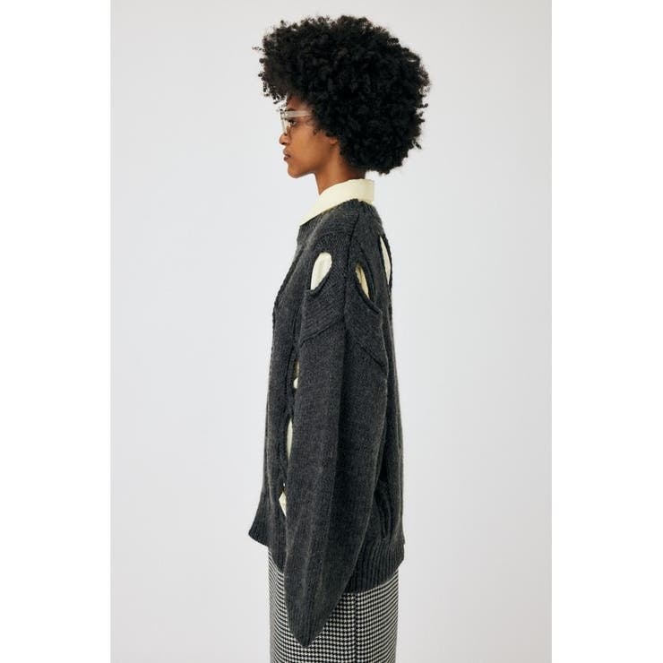 CUT OUT DESIGN ニット | MOUSSY OUTLET | 詳細画像24 