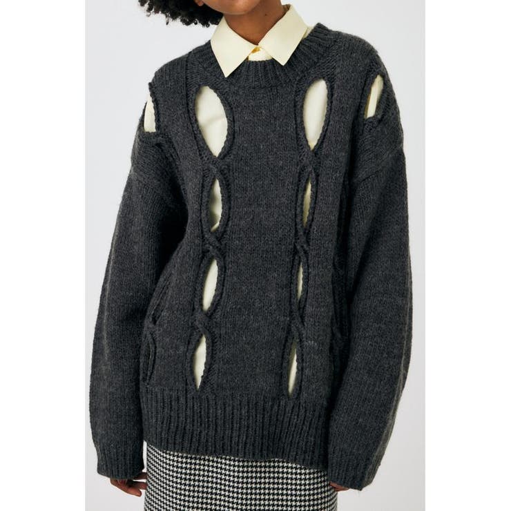 CUT OUT DESIGN ニット | MOUSSY OUTLET | 詳細画像26 
