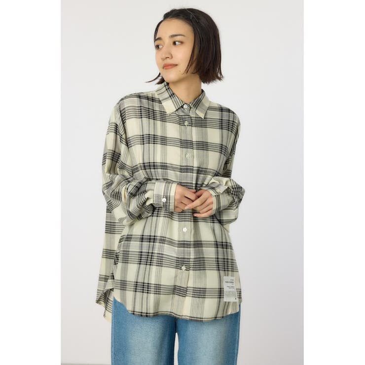 柄BLK5 | マルチパターンチェックシャツ | RODEO CROWNS WIDE BOWL