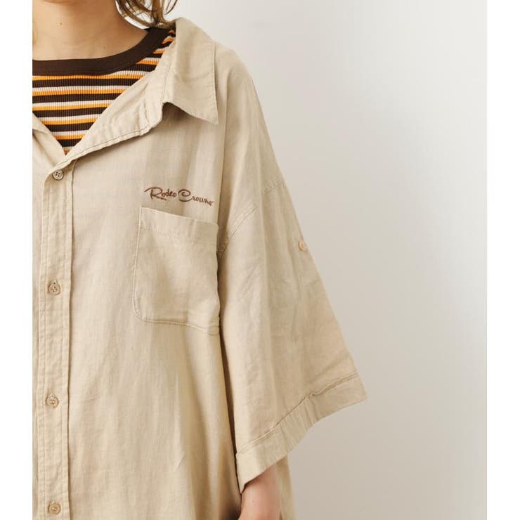 オーバーリネンシャツ | RODEO CROWNS WIDE BOWL | 詳細画像21