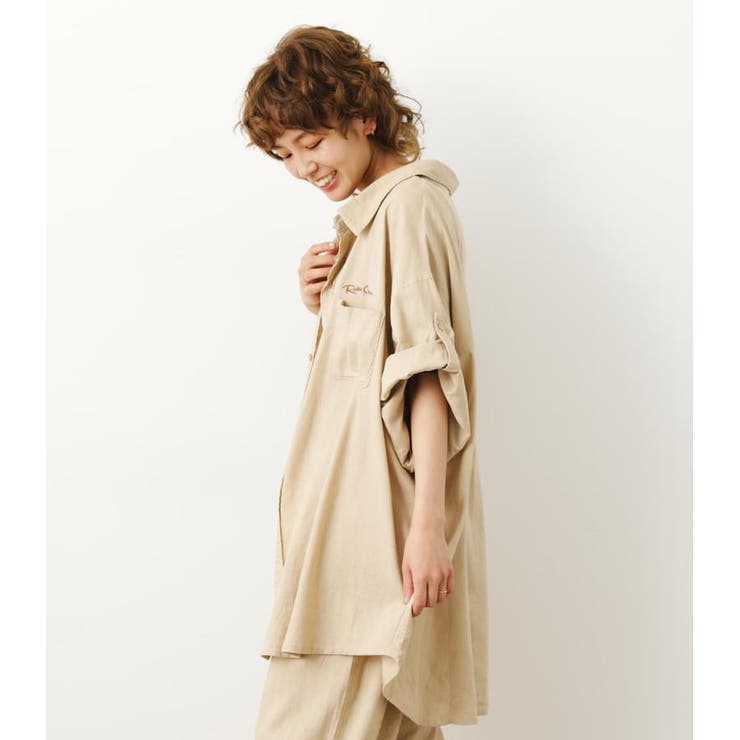 オーバーリネンシャツ | RODEO CROWNS WIDE BOWL | 詳細画像13